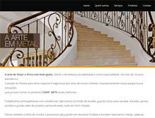 Tablet Screenshot of fundarte.com.br